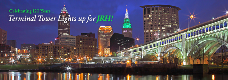 Terminal Tower Lights Up for JRH!